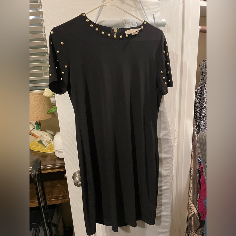 Michael Kors dress size medium black with gold